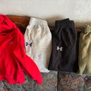 5T BOYS PANTS + 5T champion hoodie